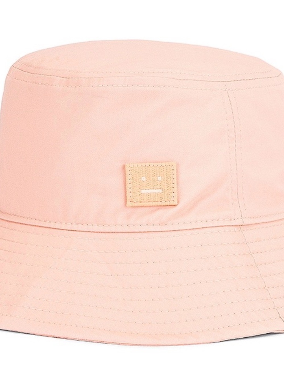 Acne Pink Bucket Hat with Face Patch